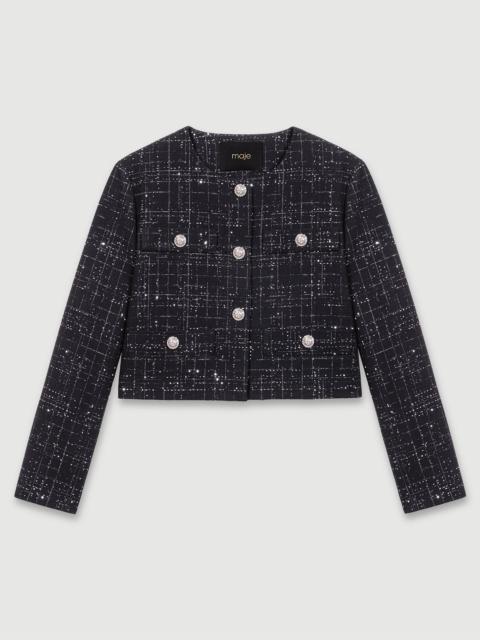 maje Short tweed jacket