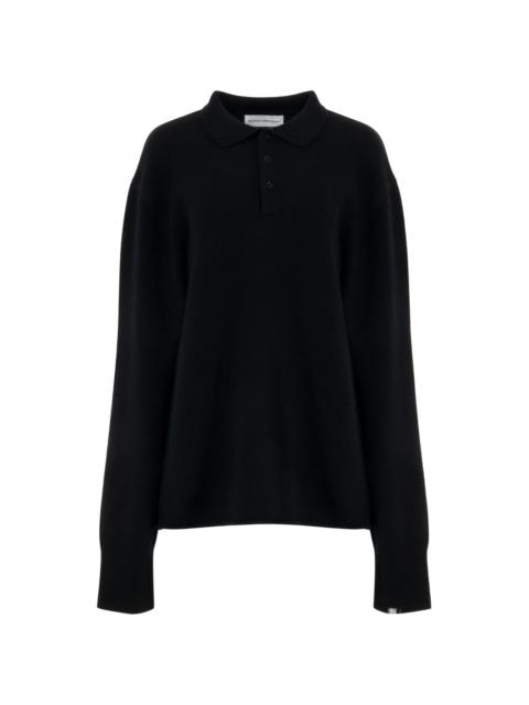 extreme cashmere Marylebone knit polo sweater