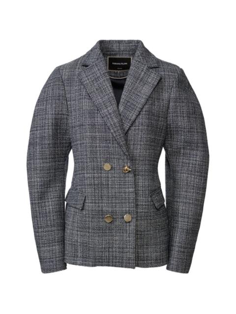 FABIANA FILIPPI double-breasted tweed jacket