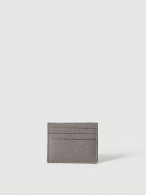 Brunello Cucinelli Grained calfskin card case