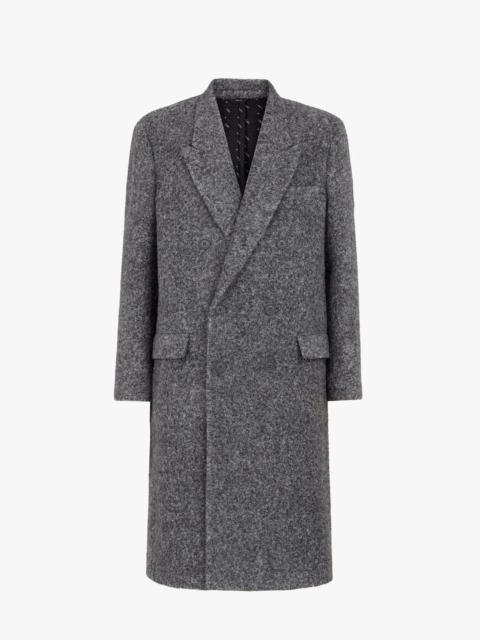FENDI Gray alpaca coat