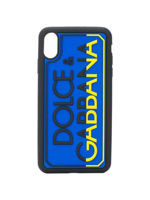 Dolce & Gabbana embossed logo iPhone X/XS case