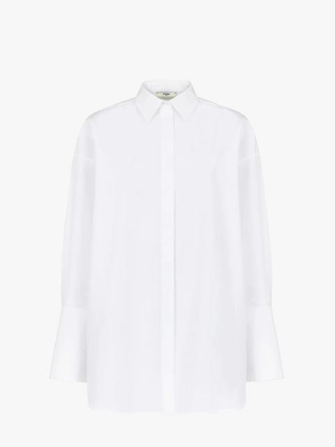 FENDI White cotton shirt
