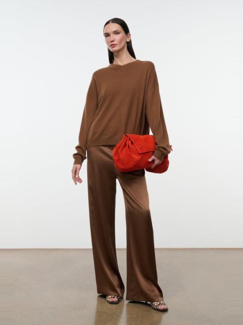 STAUD STAUD SPENCER CASHMERE SWEATER CIGAR