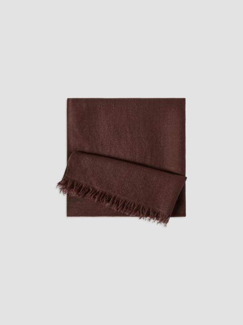 Brunello Cucinelli Women's Cashmere and Silk Scarf - Pine Cone Brown
