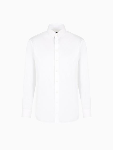 GIORGIO ARMANI Luxury cotton twill shirt