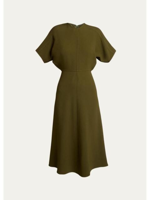 Victoria Beckham Eleanor A-Line Midi Dress