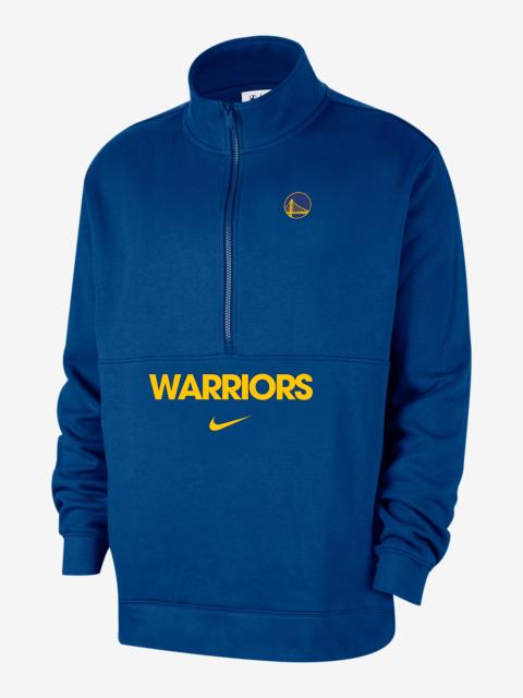 Golden State Warriors Club Courtside Men's Nike NBA 1/2-Zip Top