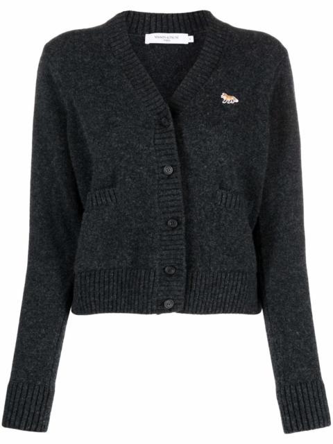 Maison Kitsuné Baby Fox patch cardigan