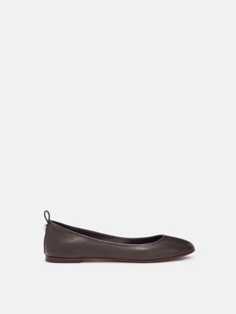 THE ATTICO ''MOSS'' CHOCOLATE BALLERINA