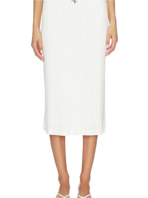 LACOSTE Pointelle Skirt