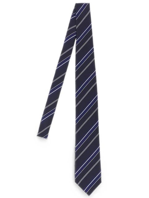 TOM FORD Blue and White Silk Tie