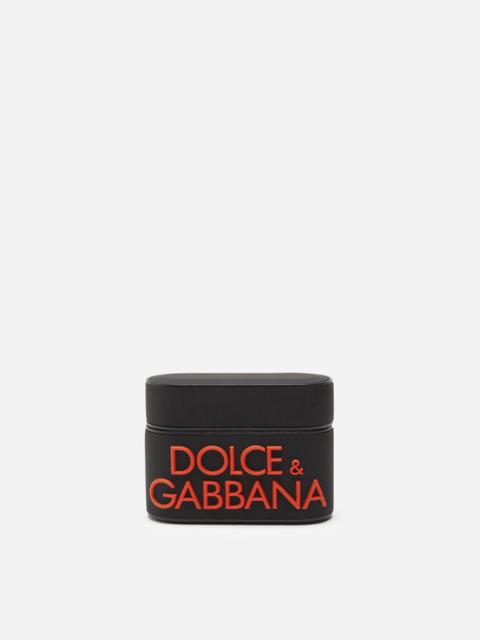 Dolce & Gabbana Rubber airpods pro case with micro-injection logo