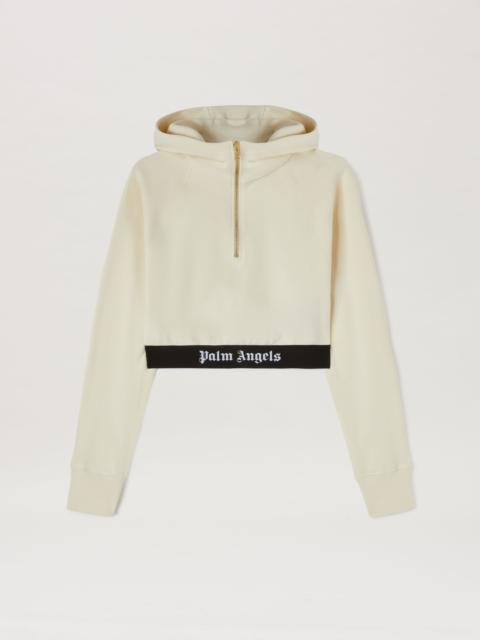 Logo Tape Zipped Hoodie