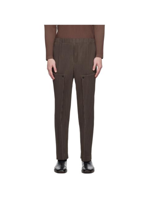 Brown Unfold Trousers