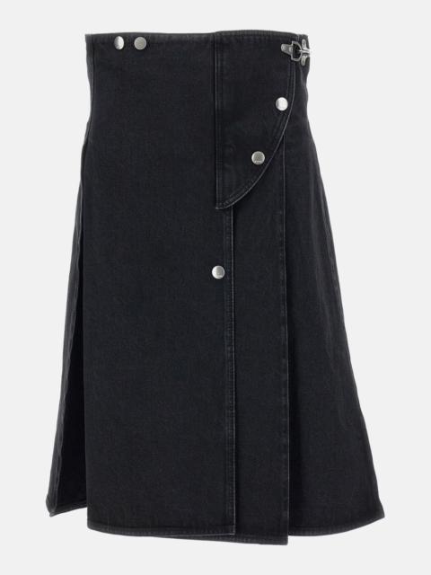 Marni PLEATED DENIM SKIRT