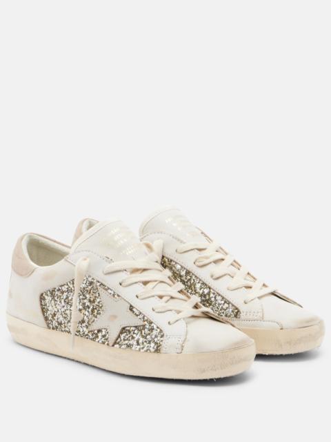 Golden Goose Super Star glitter leather sneakers