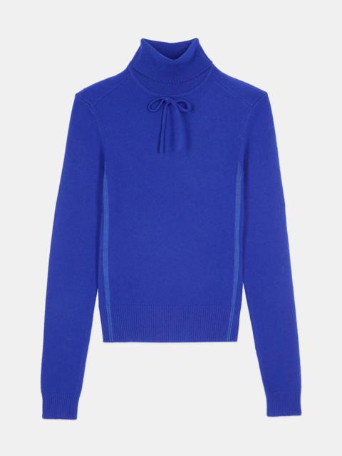 The Kooples ELECTRIC BLUE CASHMERE SWEATER