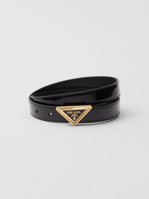 Prada Patent leather belt