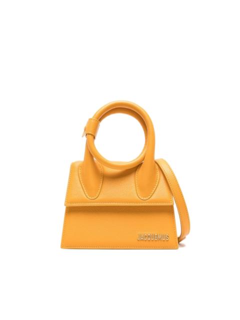 JACQUEMUS Le Chiquito Noeud leather tote bag