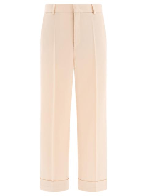 Valentino Valentino Gabardine Wool Pants