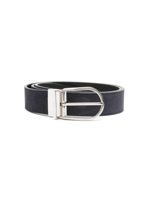 reversible leather belt