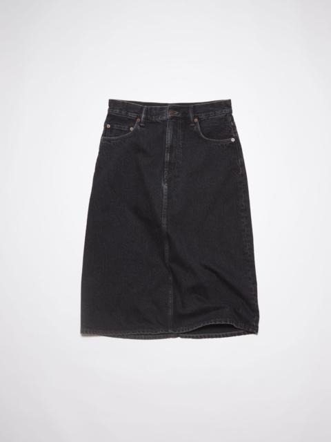 Acne Studios Denim midi skirt - Vintage black