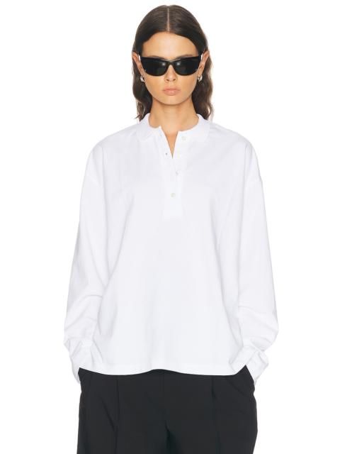 SPRWMN Long Sleeve Oversized Polo Tee