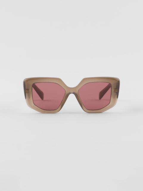 Sunglasses with the Prada logo