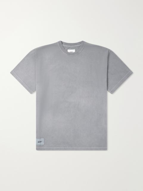 WTAPS Logo-Appliquéd Cotton-Jersey T-Shirt