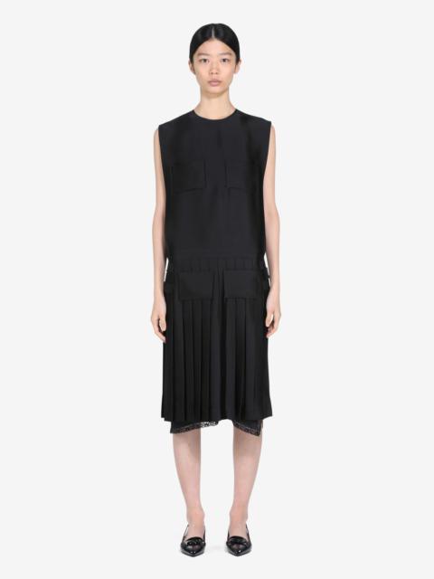 N°21 PLEATED MIDI DRESS