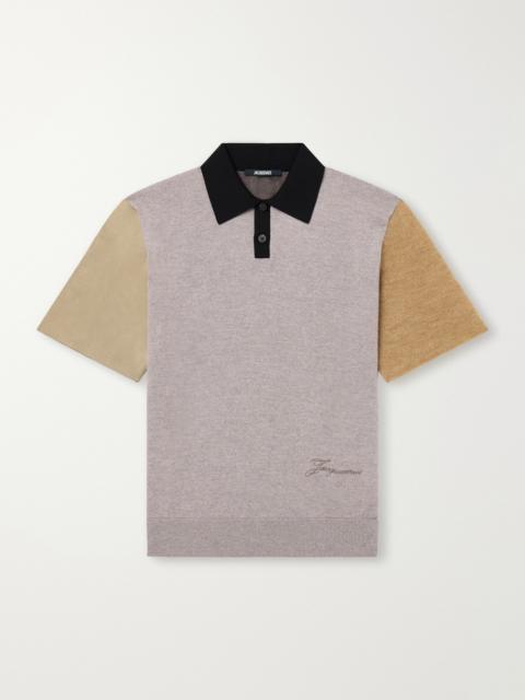 JACQUEMUS Merino Wool-Blend Polo Shirt
