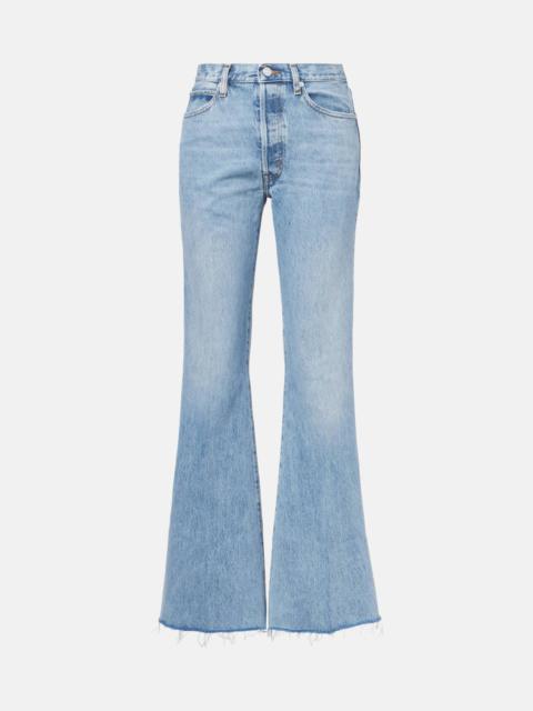 The Lax high-rise flared jeans