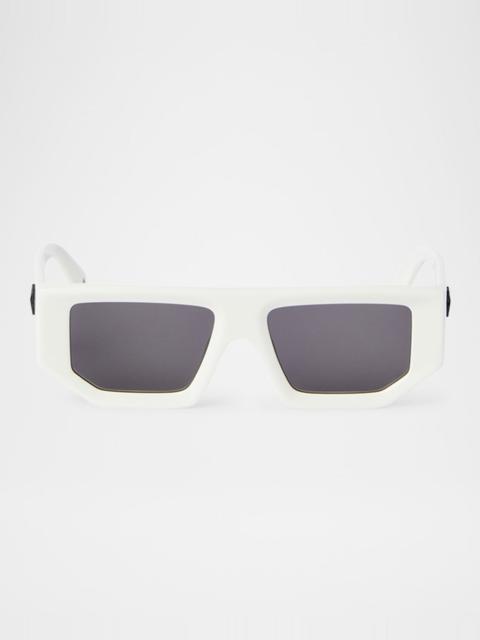 Off-White Men's Vancouver Acetate Rectangle Sunglasses