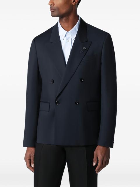 LARDINI wool double-breasted jacket
