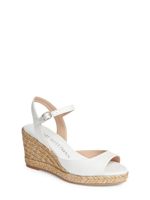 Stuart Weitzman Tia Espadrille Wedge Sandal