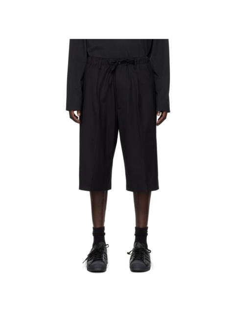 Y-3 Black Loose-Fit Shorts