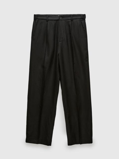 3sixteen Pleated Trouser in Black Wool
