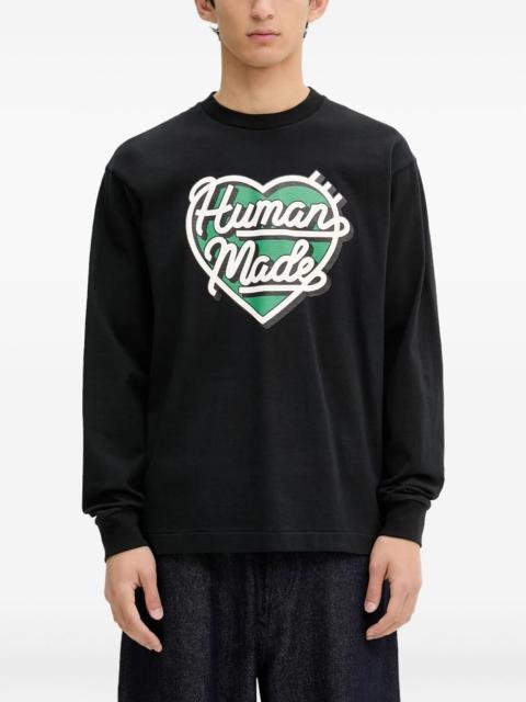 Human Made heart-logo long-sleeve t-shirt