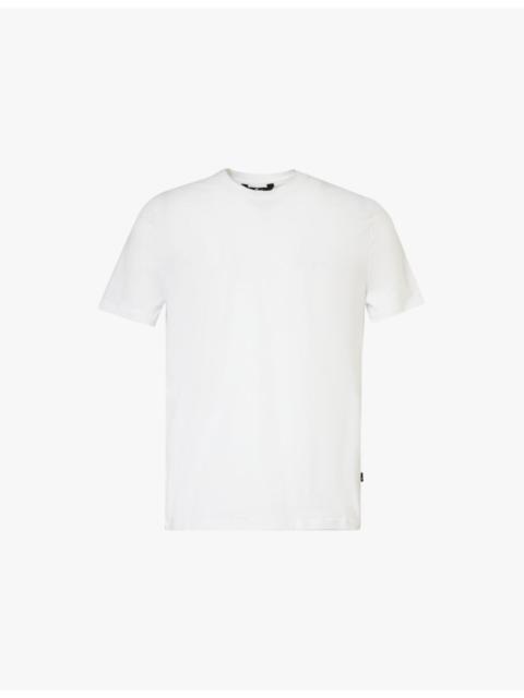 7 For All Mankind Luxe crew-neck regular-fit stretch-cotton T-shirt