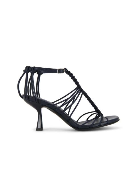 CHRISTOPHER ESBER Isla Satin Knotted Sandal