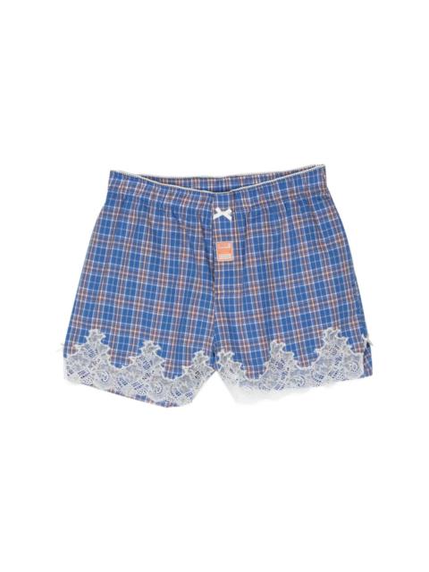 Martine Rose French plaid shorts