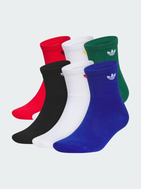 adidas Unisex Originals Trefoil 2.0 6-Pack Quarter