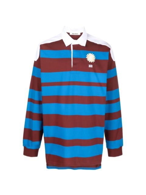 WALES BONNER City horizontal-stripe polo shirt
