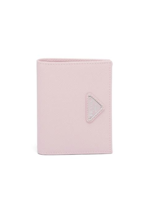 triangle-logo Saffiano wallet
