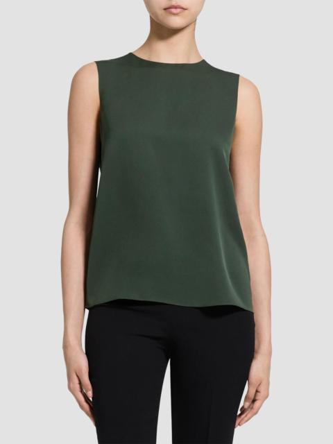 Theory Women's Sleeveless Silk Top - Ivy
