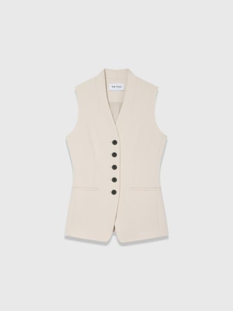 THE FOLD Clever Crepe Doppio Hartley Waistcoat