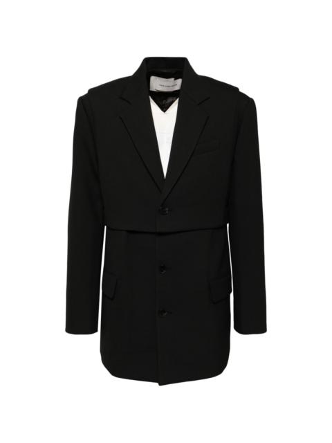 FENG CHEN WANG layered blazer