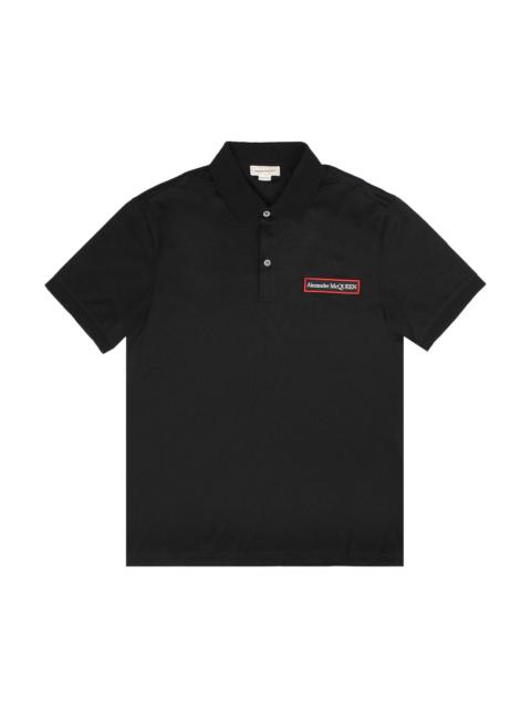 Alexander McQueen Logo Patch Polo 'Black'