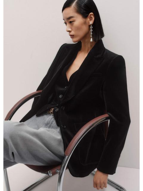 ME+EM Sharp Shoulder Blazer